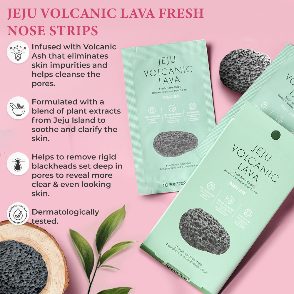 The Face Shop Jeju Volcanic Lava Fresh Nose Strip