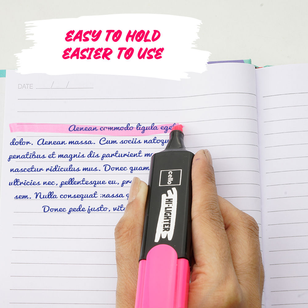 Cello Highlighter Assorted - 2 pcs Blister