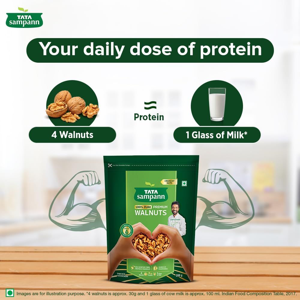 Tata Sampann 100% Pure Premium Walnuts/Akhrot
