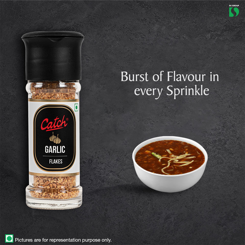 Catch Garlic Flakes Grinder