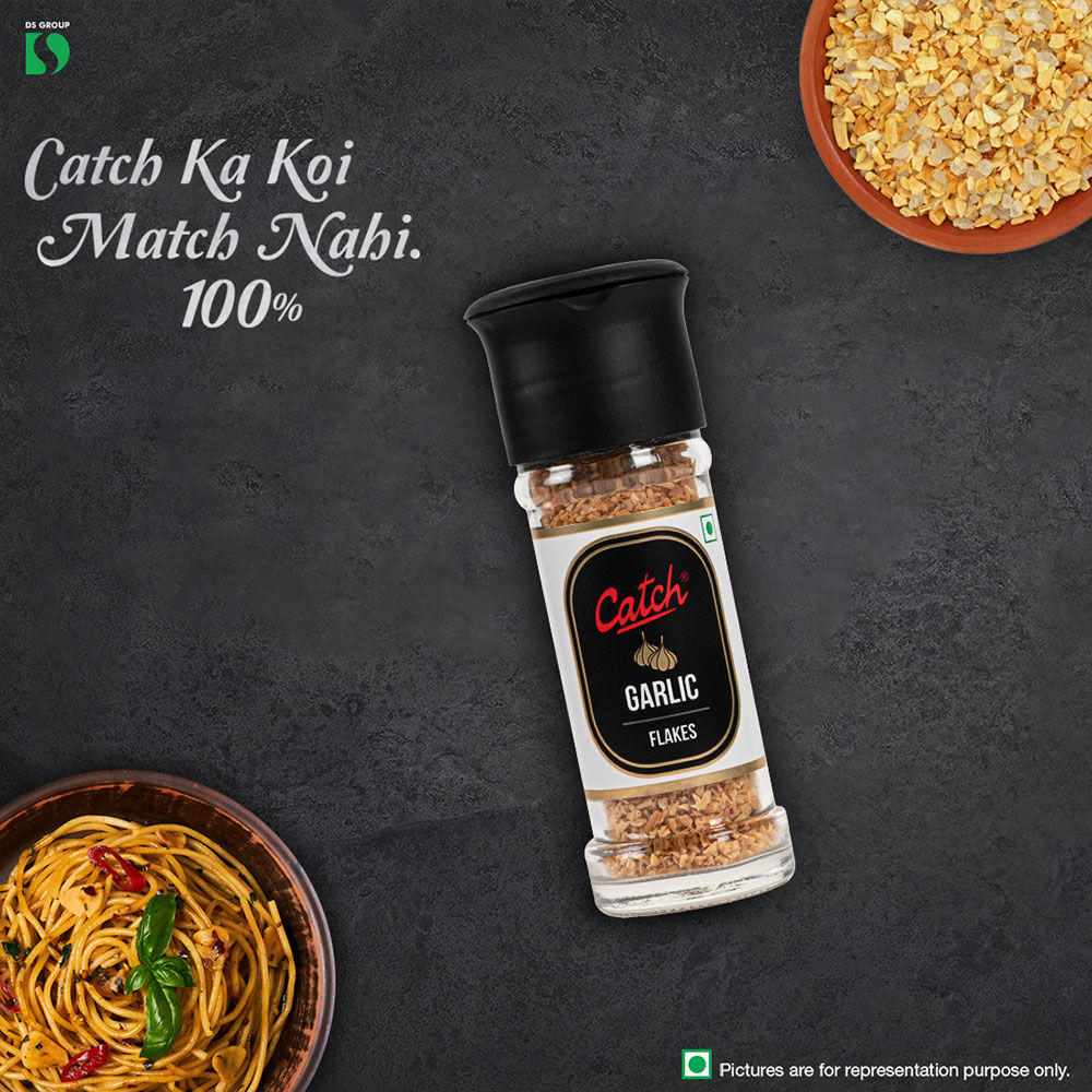 Catch Garlic Flakes Grinder