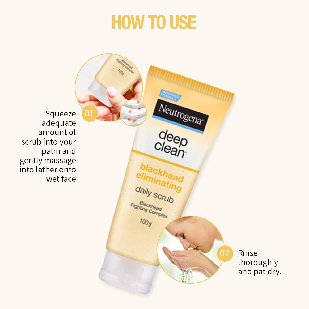 Neutrogena Deep Clean Blackhead Eliminating Daily Scrub