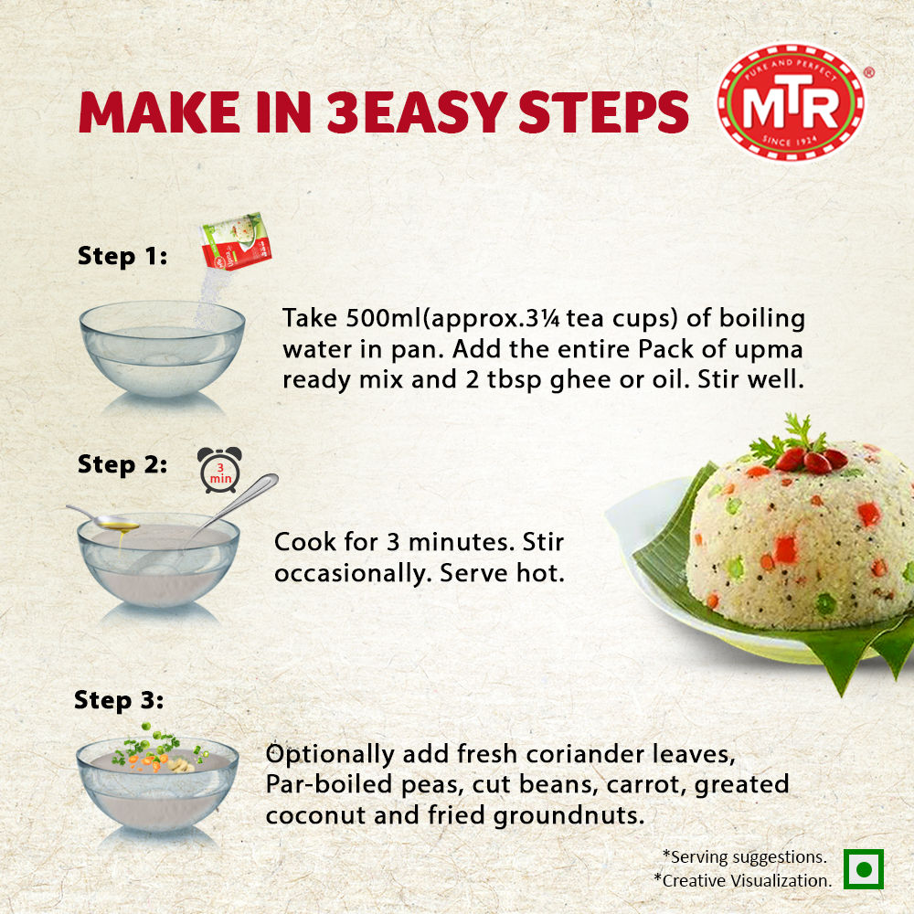 MTR Upma 160 g Combo