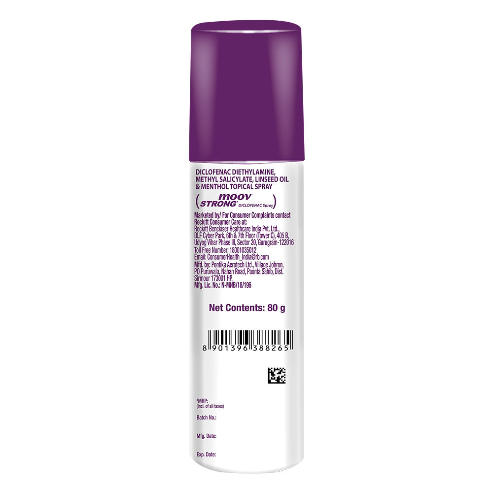Moov Strong Advanced Spray Diclofenac Formula For Quick Relief