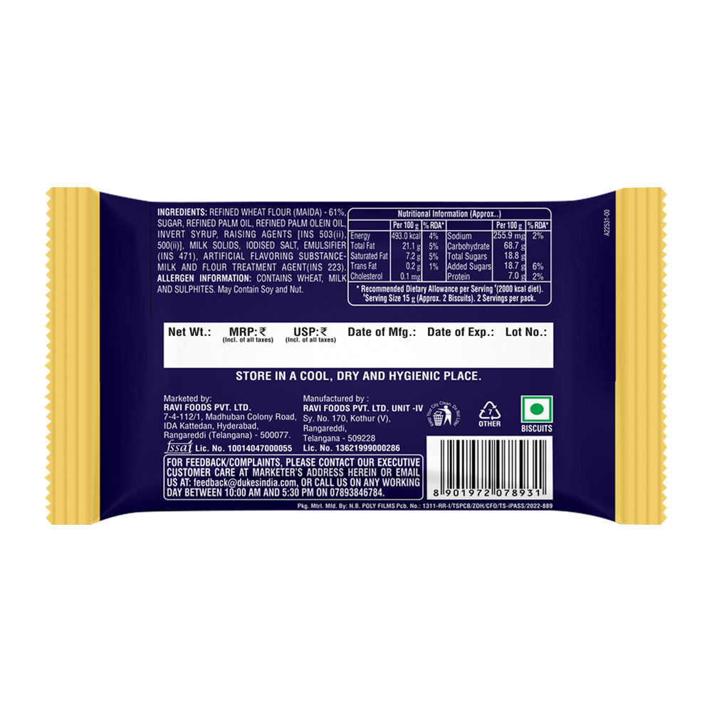 Dukes Italian Crisps Crunchy Thin Biscuits