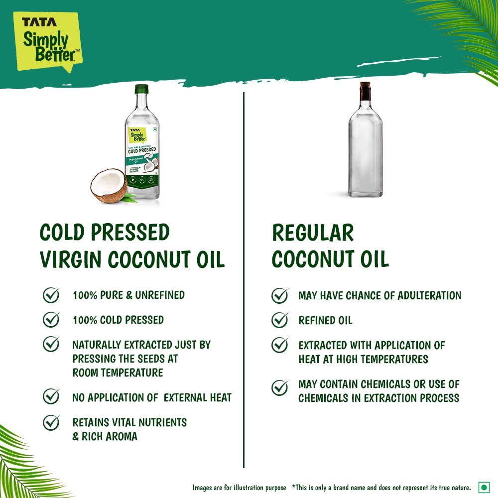 Tata Simply Better Cold Pressed Virgin Coconut Oil
