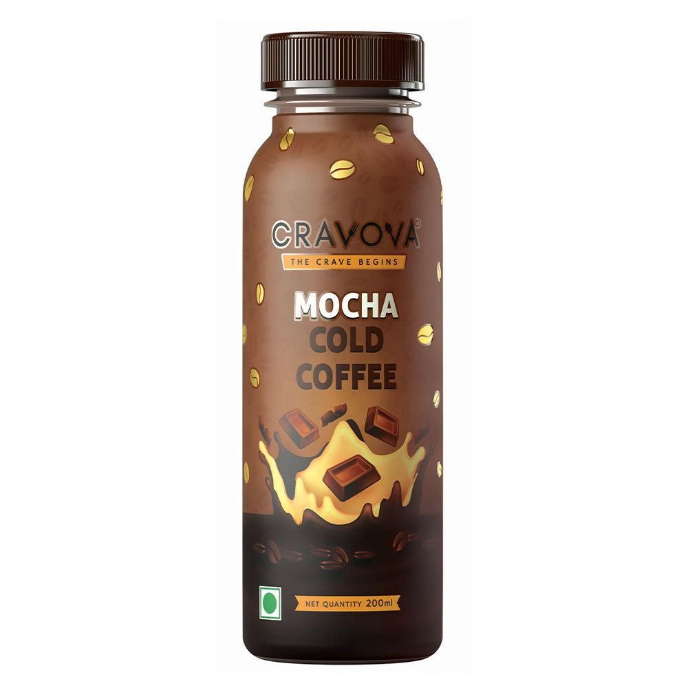 Cravova Mocha Cold Coffee 200 ml Combo