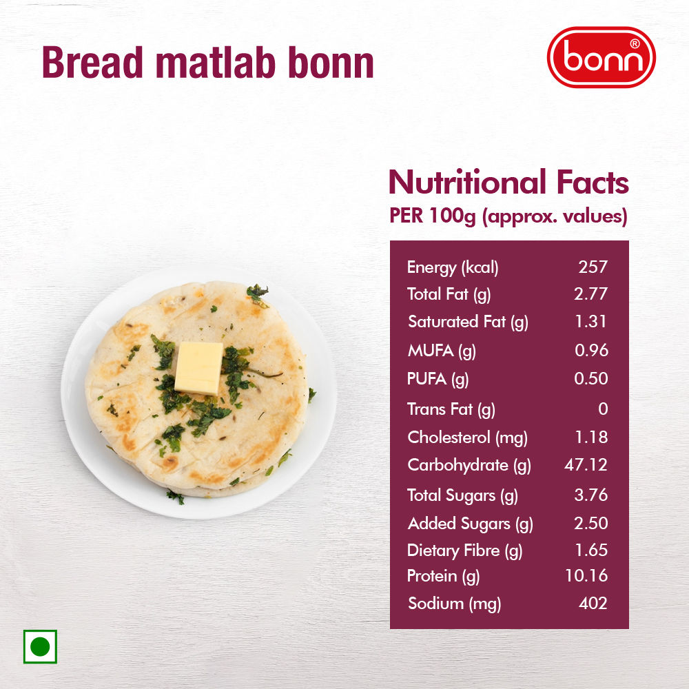 Bonn Atta Kulcha Bread
