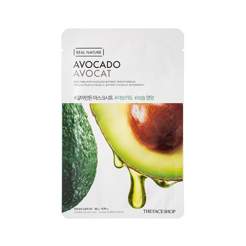 The Face Shop Real Nature Avocado Face Mask (Sheet Mask)