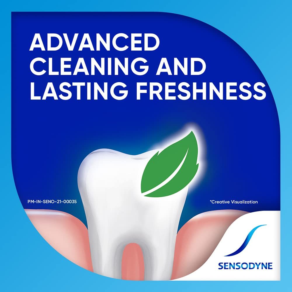 Sensodyne Toothpaste Deep Clean, Sensitive Tooth Paste For Advanced Cleaning And Lasting Freshness