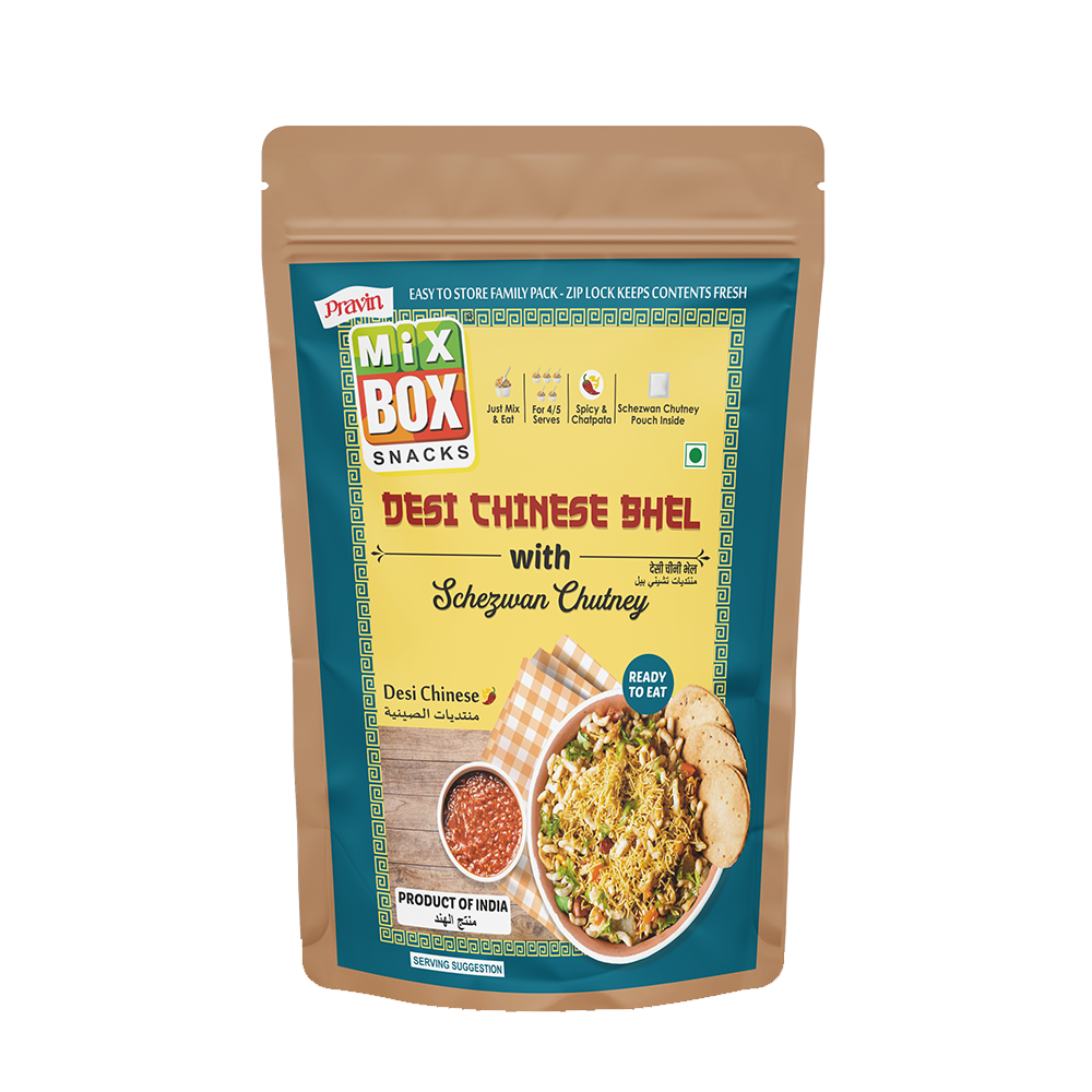 Pravin Mixbox Desi Chinese Bhel Wth Schezwan Chutney