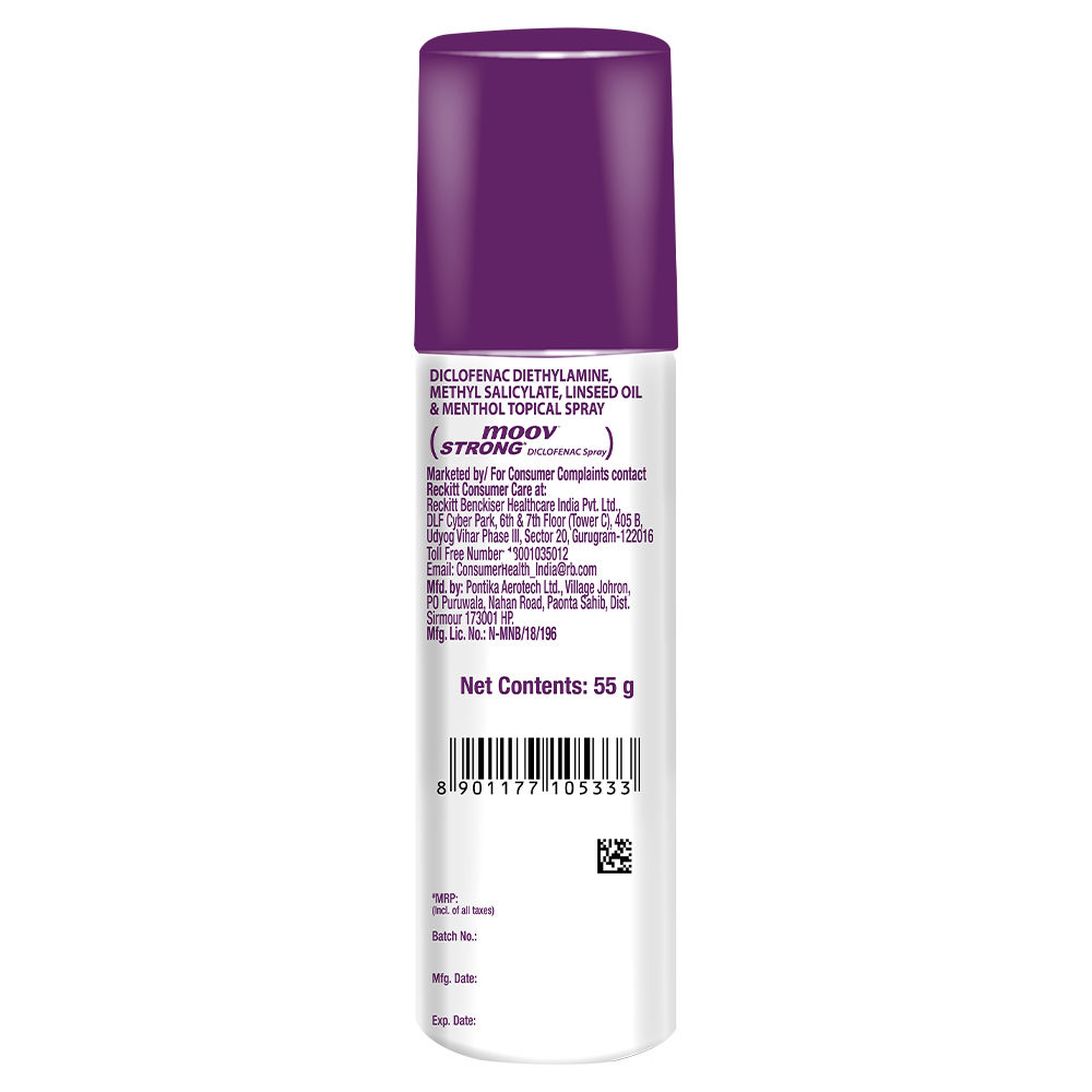 Moov Strong Advanced Spray Diclofenac Formula For Quick Relief