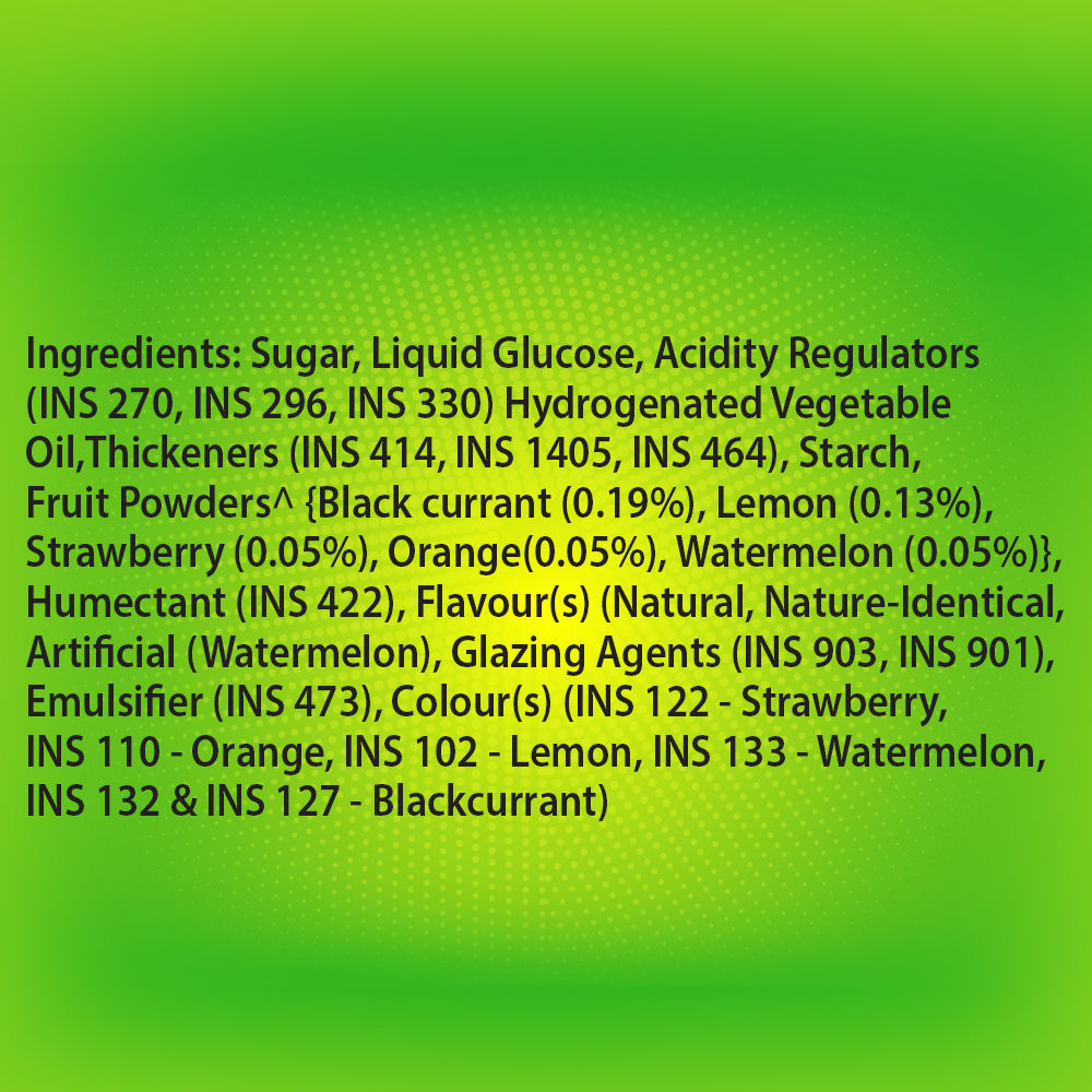Center Fruit Soft Chews Candy - Assorted Flavours