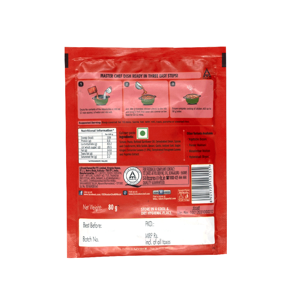 ITC Master Chef Butter Chicken