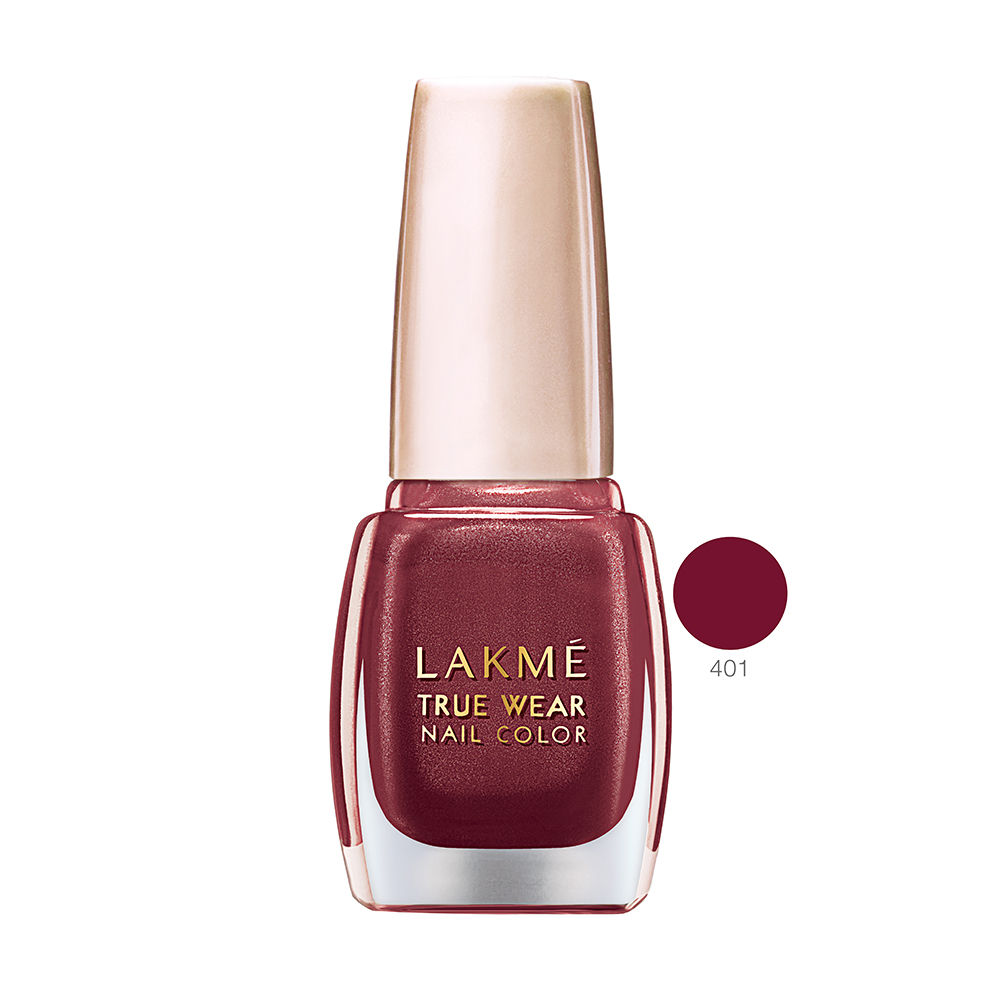 Lakme True Wear Nail Color | Reds & Maroons 401