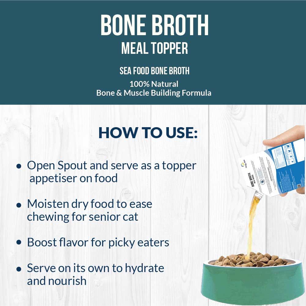 Goofy Fresh Sea Food Bone Broth For Cats And Kittens