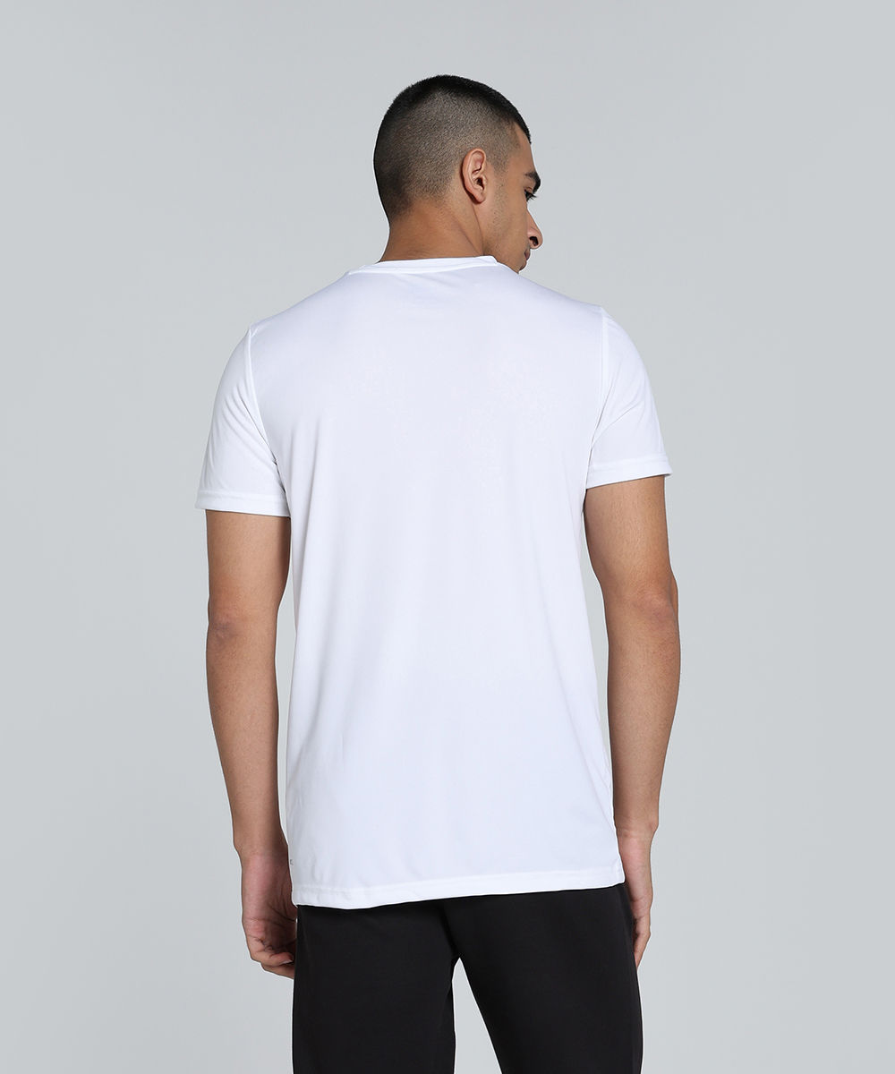 Puma Men's T-Shirt Active Small Logo - White | M