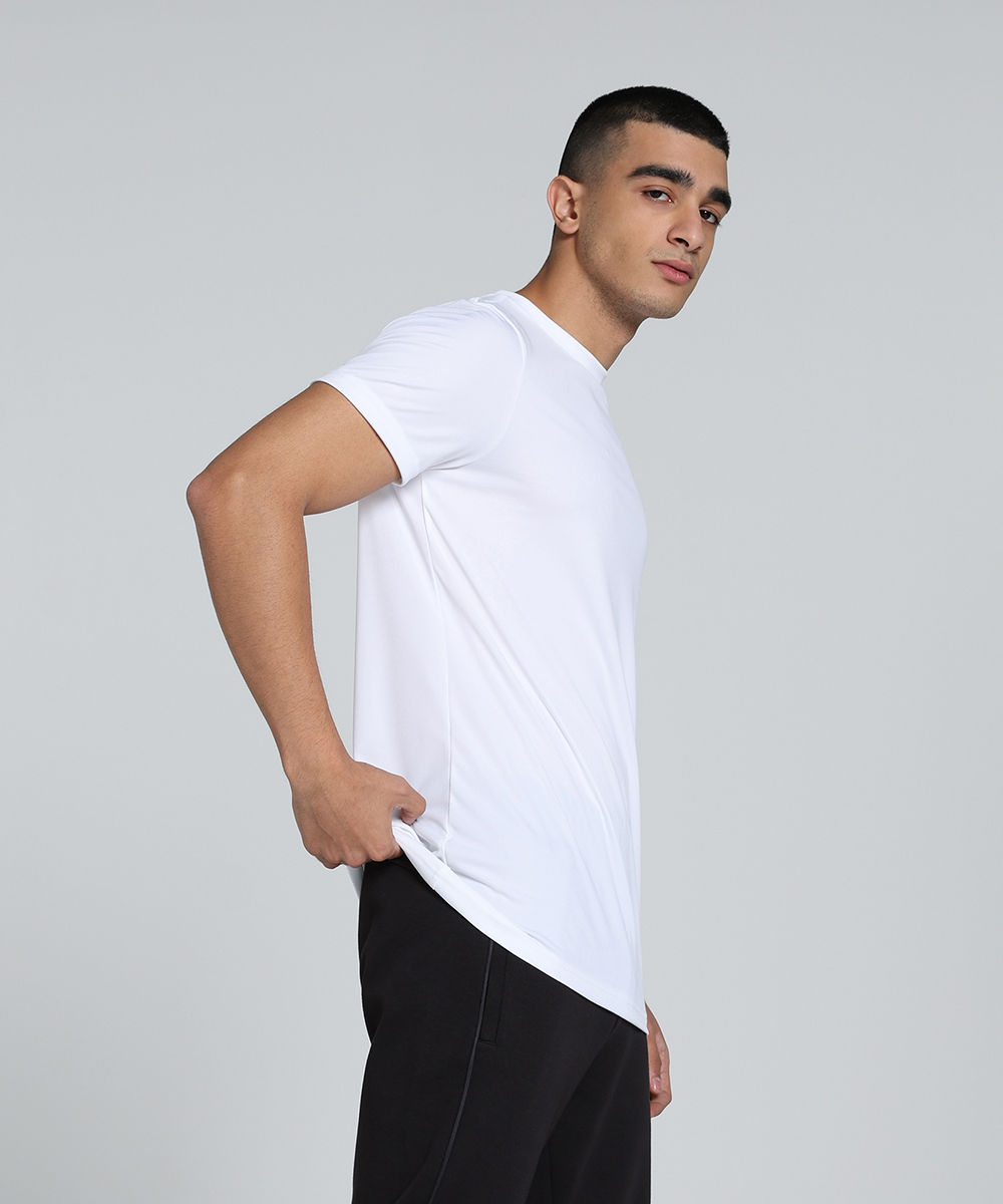 Puma Men's T-Shirt Active Small Logo - White | M