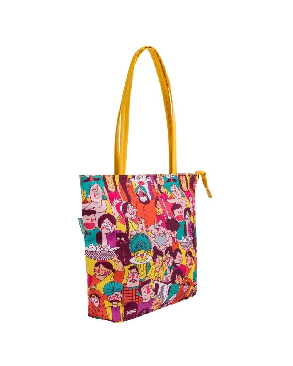 Chumbak Women's Polyester 20 L Shoulder Handle Tote Bag | Assorted - Free Size