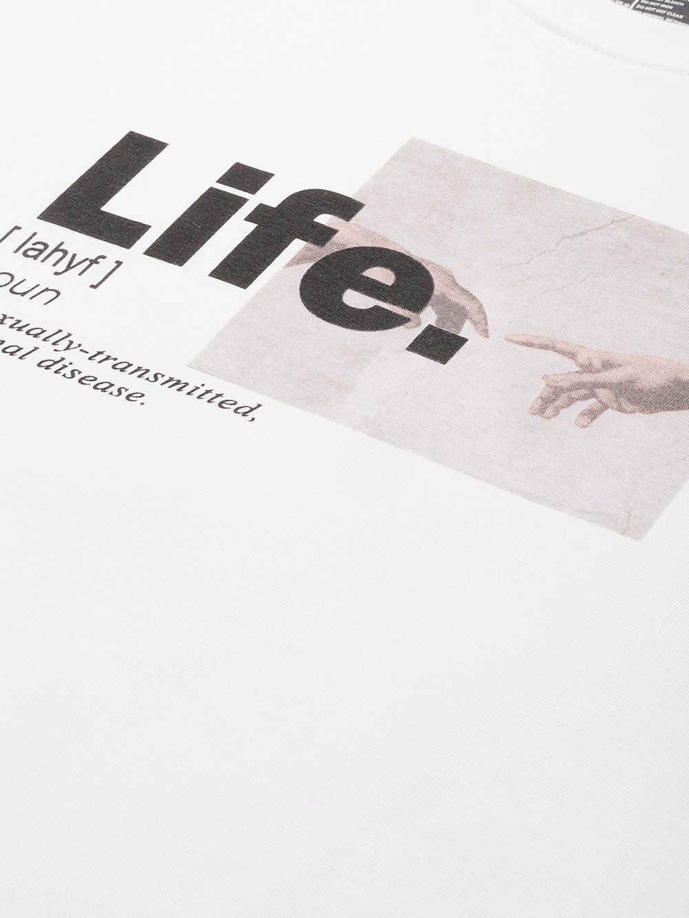 Difference of Opinion Men T-shirt - White | Classic Fit | L