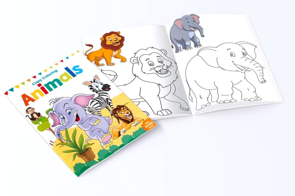 Colouring Books Boxset- Pack of 12 Copy Colour Books for Children