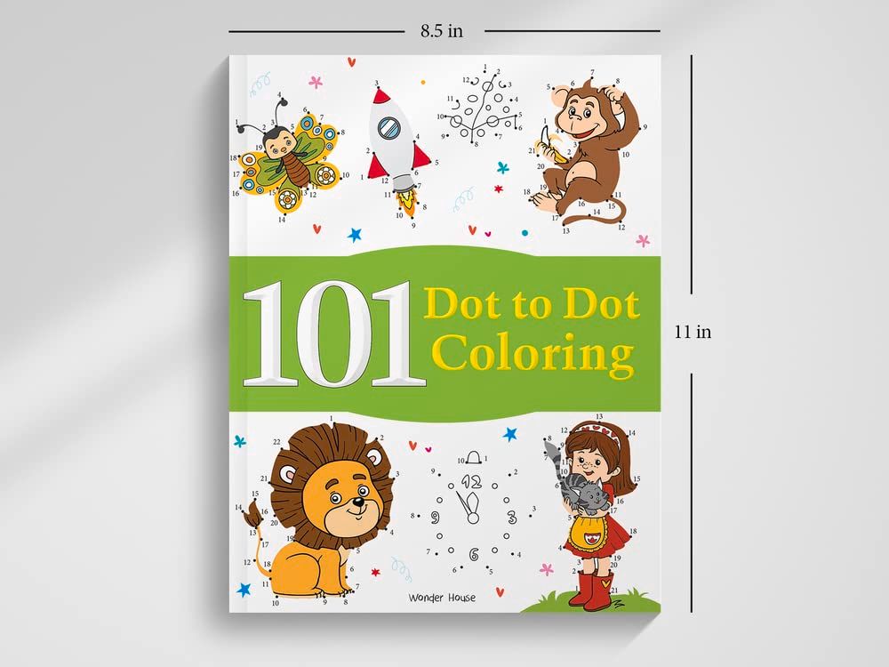 101 Dot To Dot Coloring: Fun Activity Book For Children