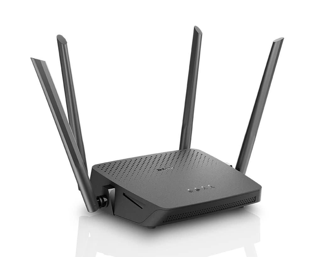 D-Link DIR-8251200Mbps Dual Band Wi-Fi Router|2.4 GHz up to 300Mbps &5 GHz up to 867Mbps|Easy Setup