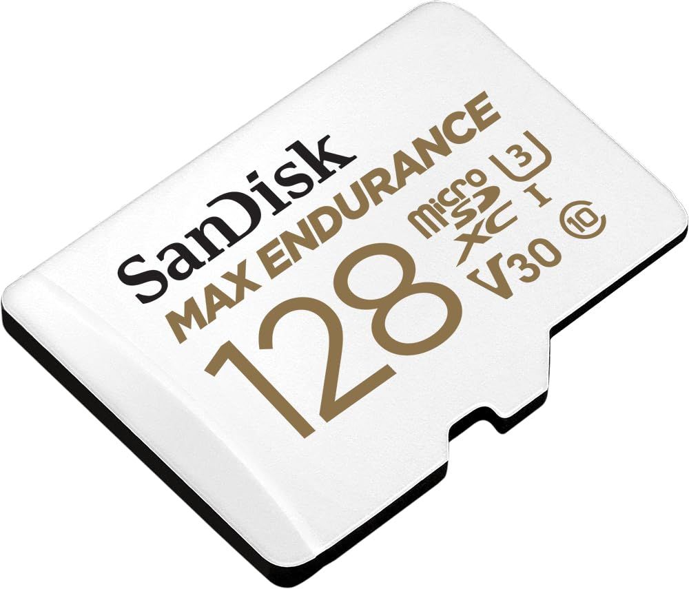 Sandisk 128Gb Max Endurance Microsdhc Card With Adapter For 4K Video