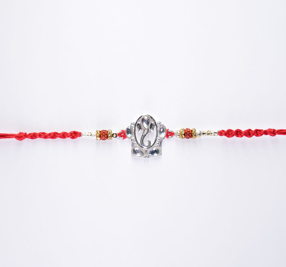 Aurum 3D Ganapati Rakhi - Divine Elegance