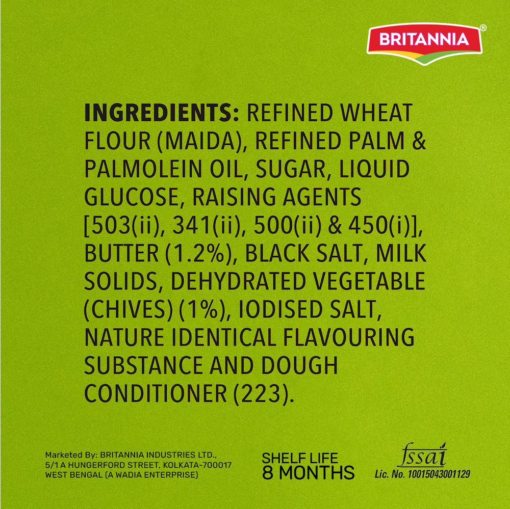Britannia 50-50 Maska Chaska Biscuits Butter Flavoured Crackers | Trans Fat-free