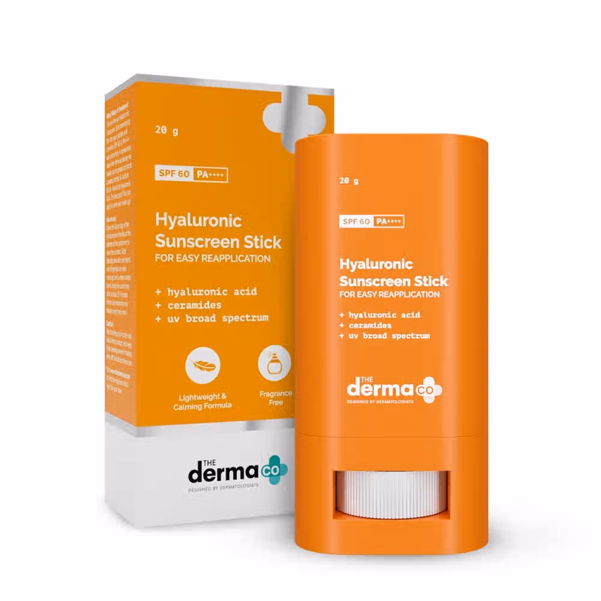 Buy The Derma Co Hyaluronic Sunscreen Stick For All Skin Types With SPF 60 & Pa++++ Online - Price @ ₹550 | Instant Delivery | Zepto