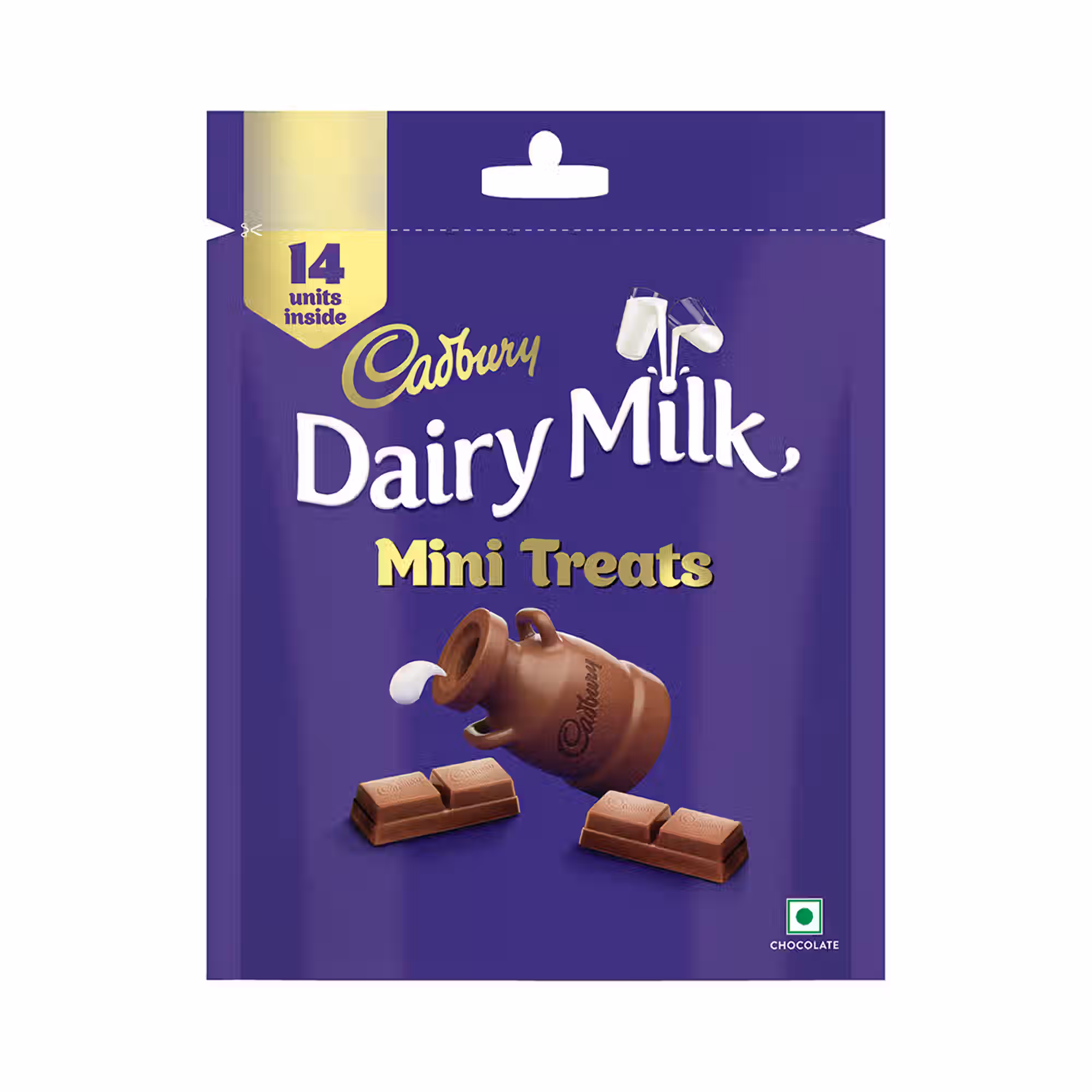 Cadbury Dairy Milk Chocolate Mini Treats Pack 91g