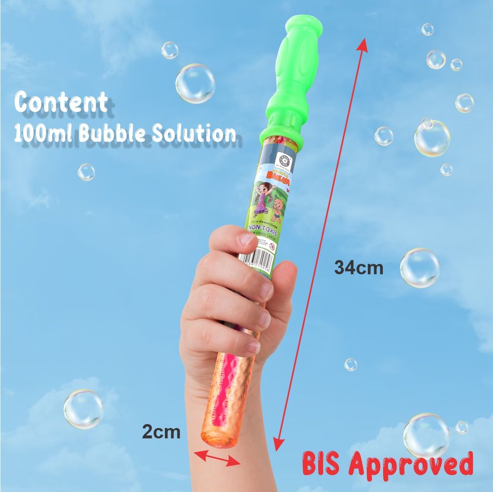 Aditi Toys Colorful Bubble Wands, Pack Of 6 Magical Bubble Wand Toy, Includes Bubble Solution
