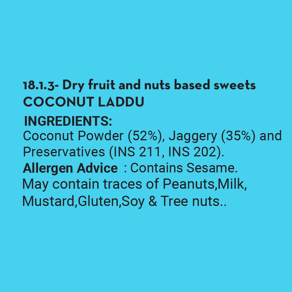 Coconut Laddu | Ladoo | Sweets by GO DESi