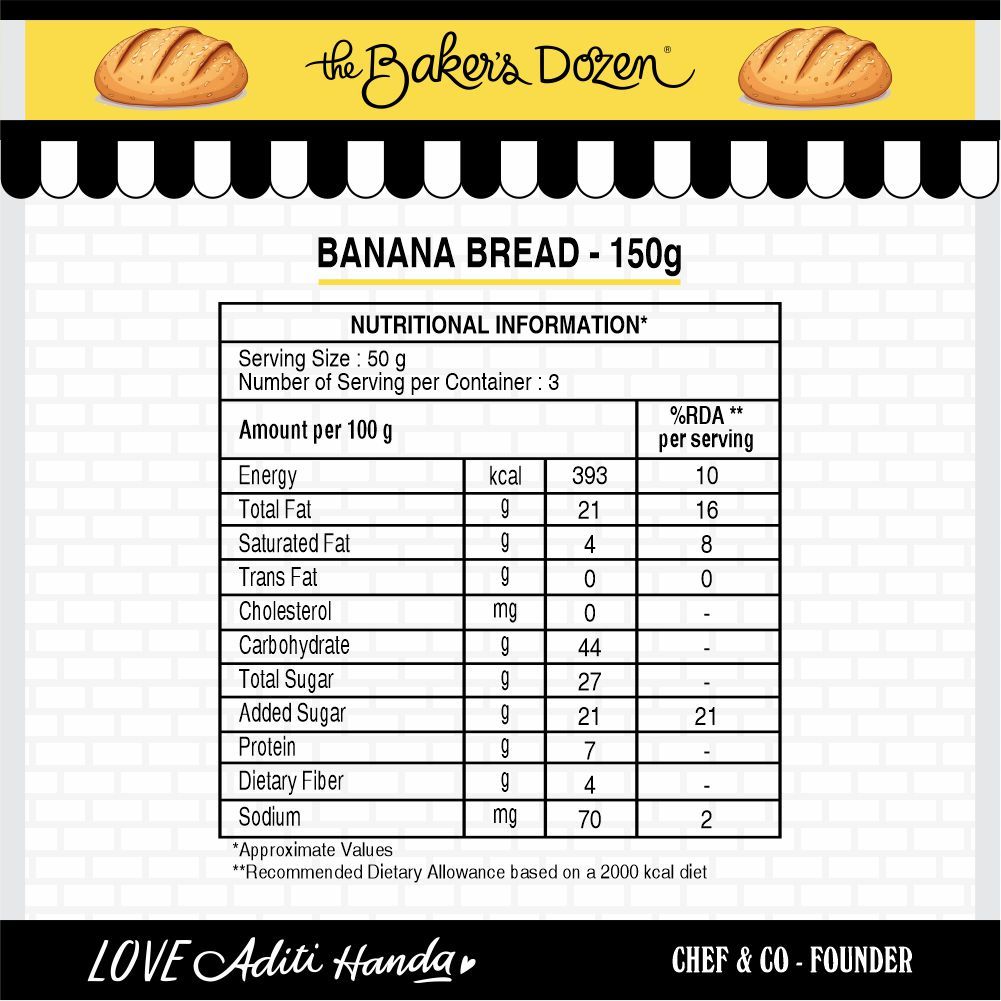 Banana Bread(200gms) & Rich Chocolate Cake(150gms) Combo