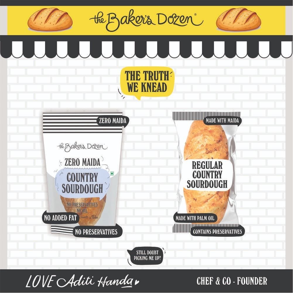 O Country Sourdough(330gms) & O Croissant(70gms) Combo