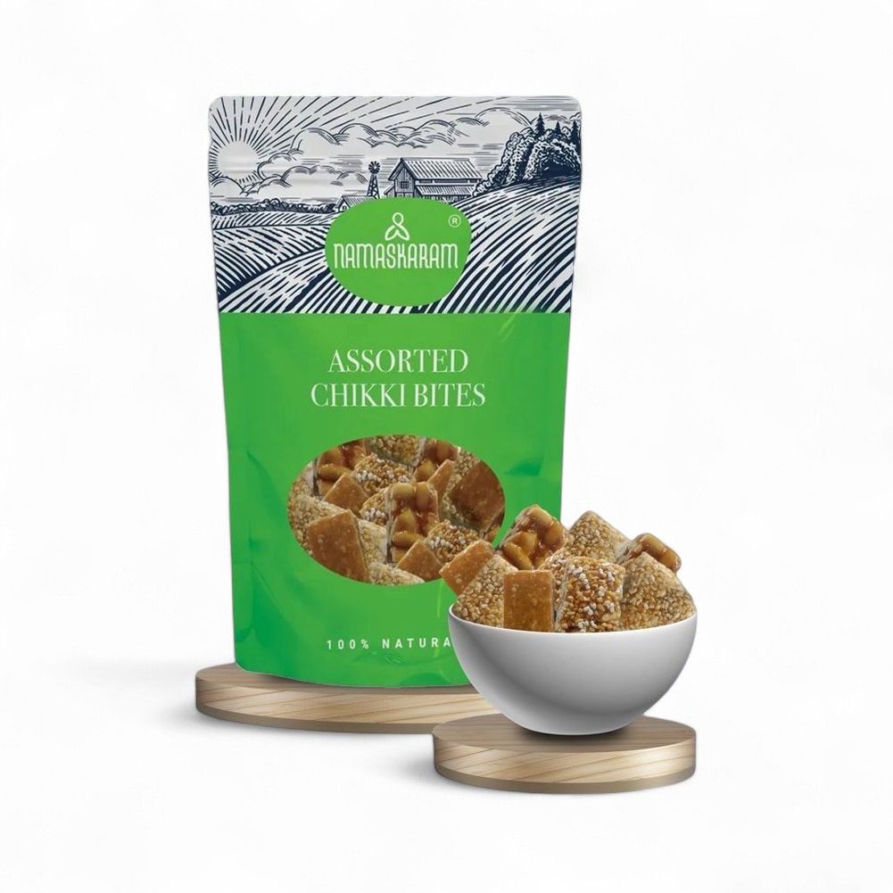 Namaskaram Assorted Chikki Bites | Peanut | Crushed Peanut | Rajgira