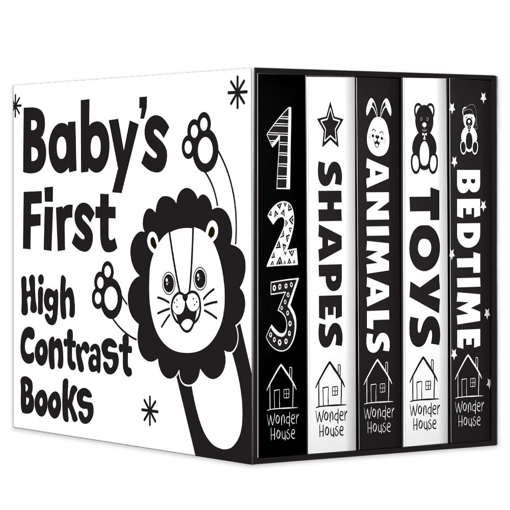 Baby First High-Contrast Books Boxed Set [Box Set of 5]