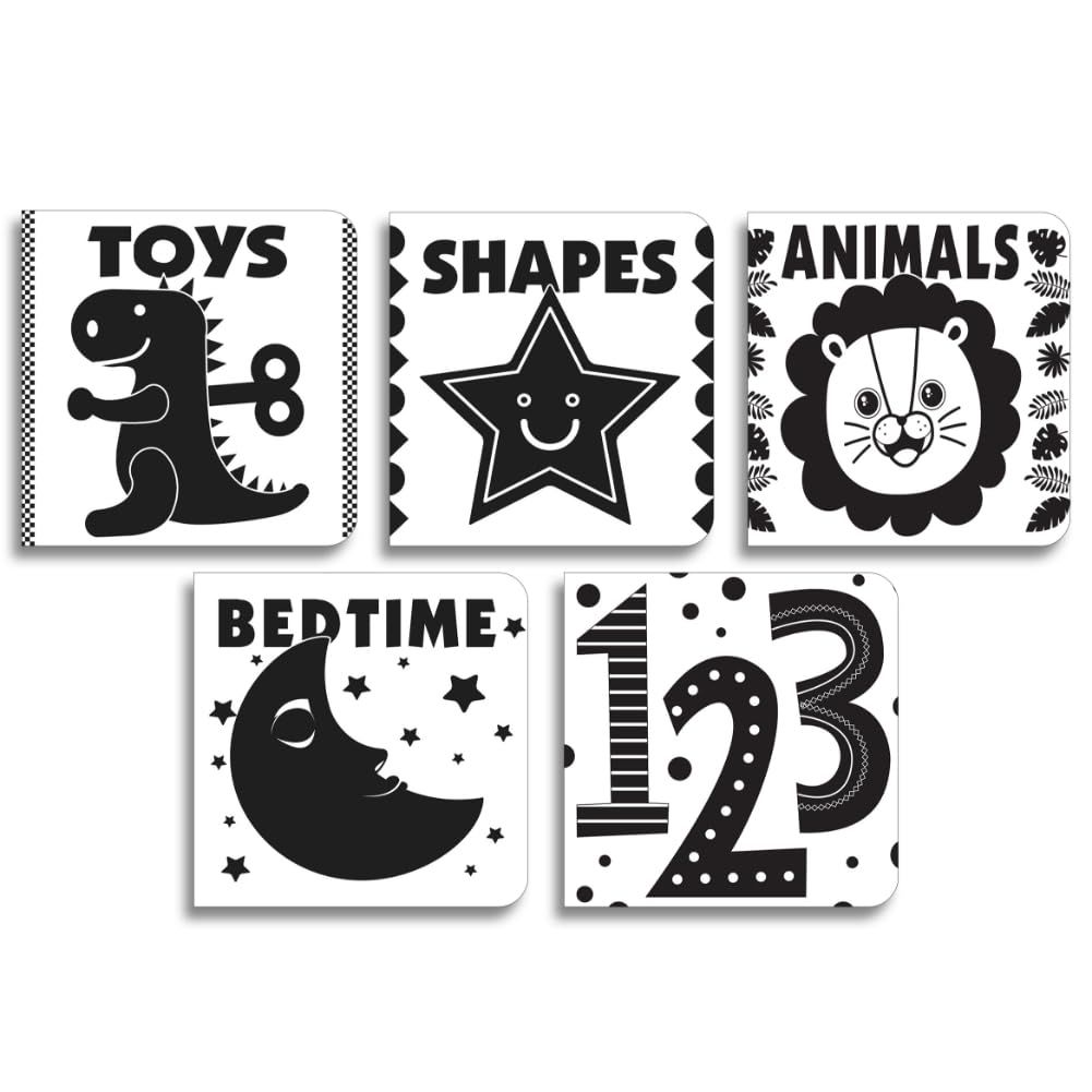 Baby First High-Contrast Books Boxed Set [Box Set of 5]