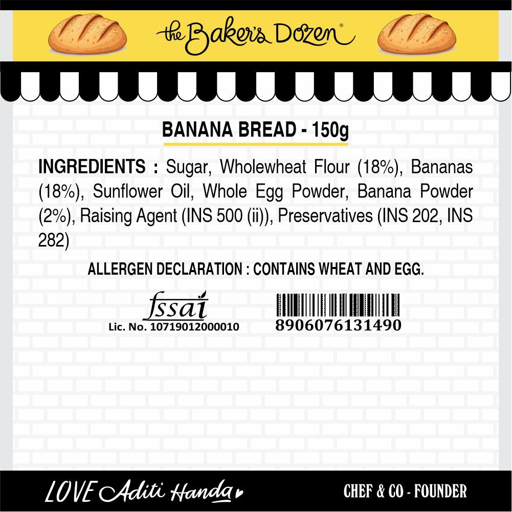 Banana Bread(200gms) & Rich Chocolate Cake(150gms) Combo