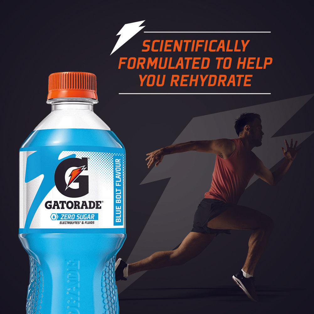 Gatorade Blue Bolt Zero Sugar 500 ml Combo