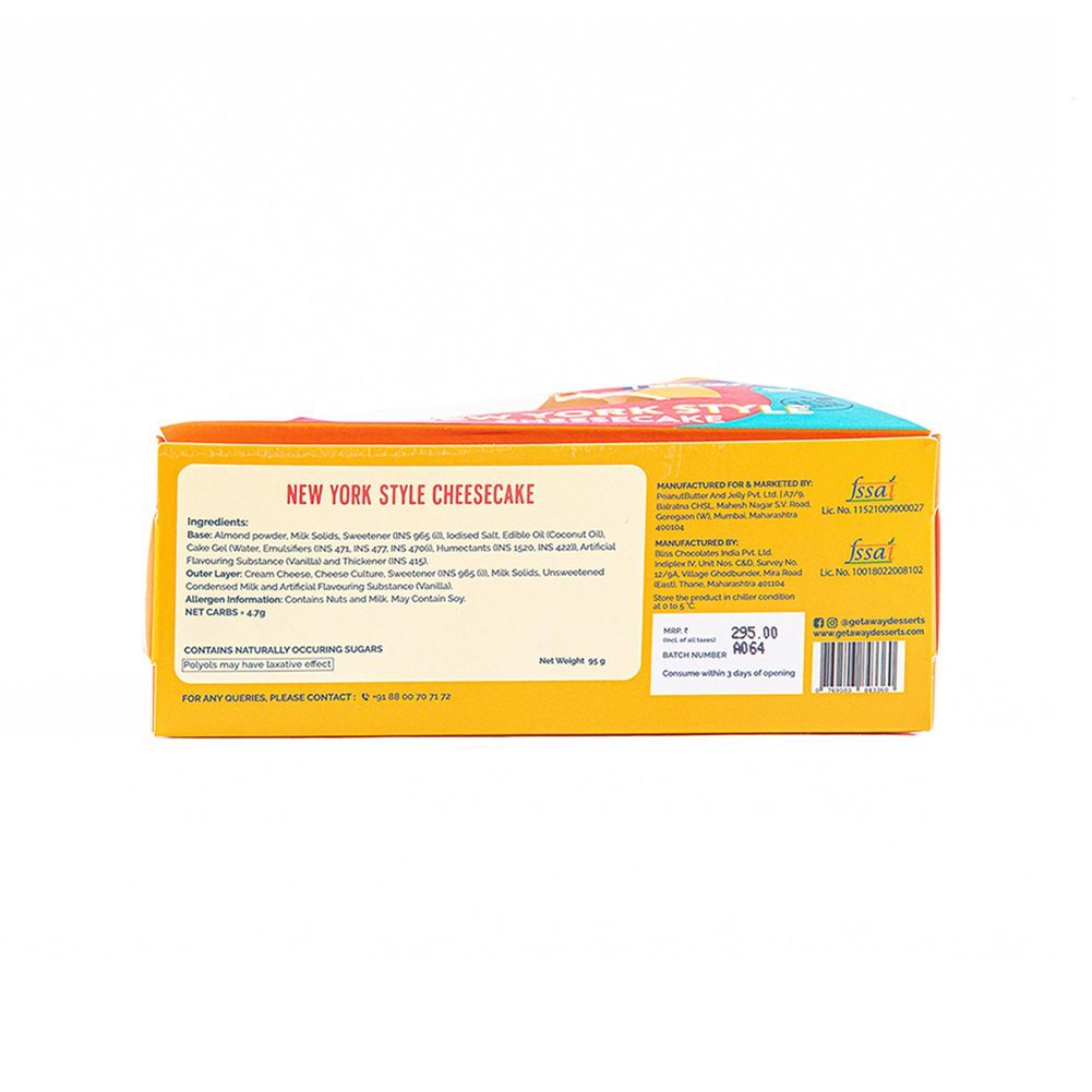 Get-A-Way New York Style Cheesecake 95 g Combo