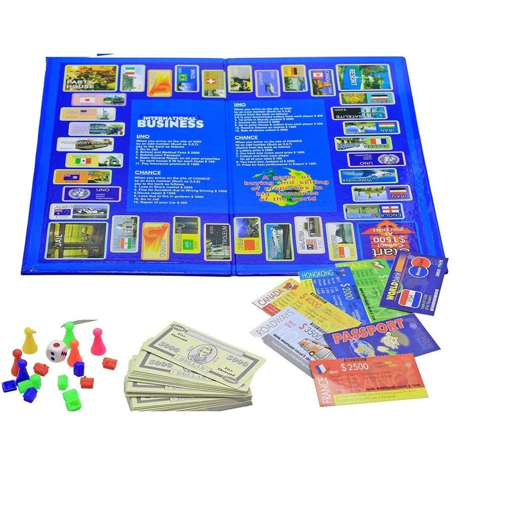 Fablue International Business Board Game - Learning and Educational Game for Kids and Adults