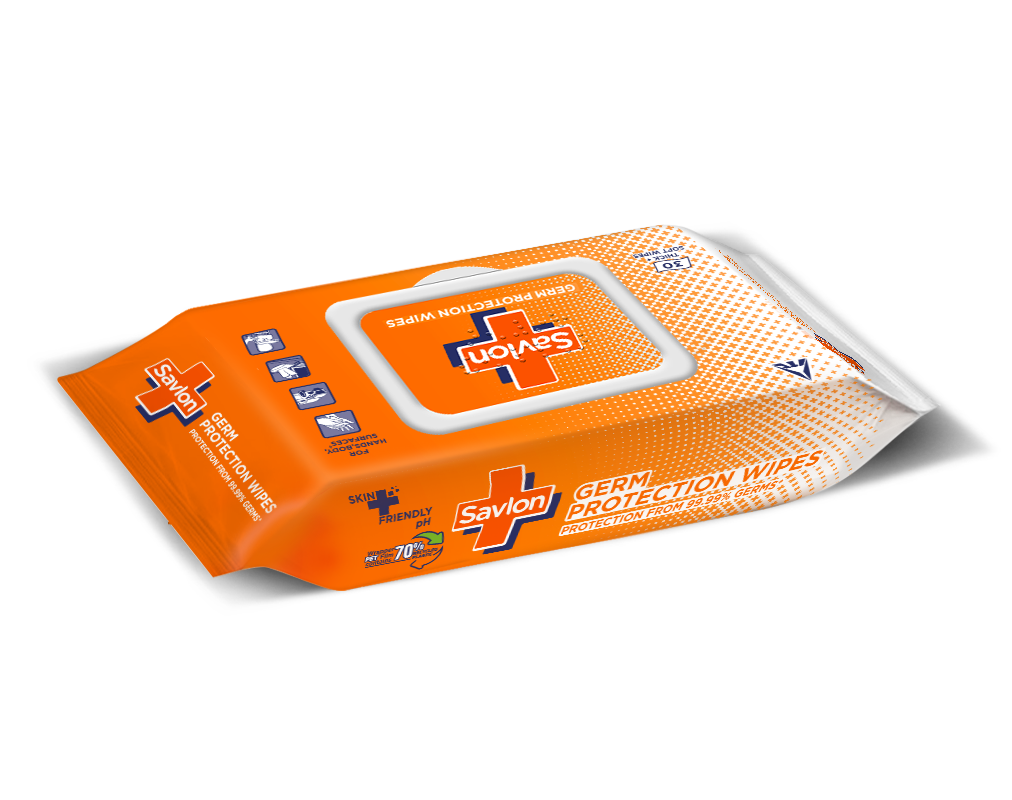 Savlon Germ Protection Multipurpose Wet Wipes with Fliptop Lid