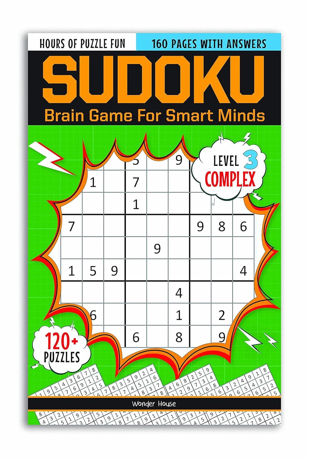 Sudoku - Brain Games For Smart Minds Level 3 Complexbrain Booster Puzzles For Kids 120+ Fun Games