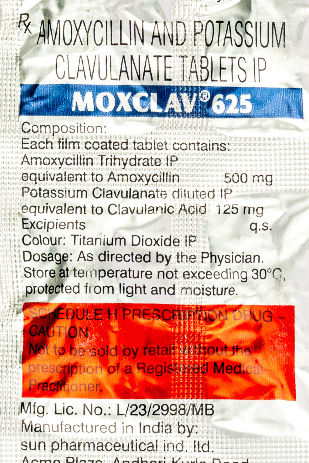Moxclav 625 Tablet