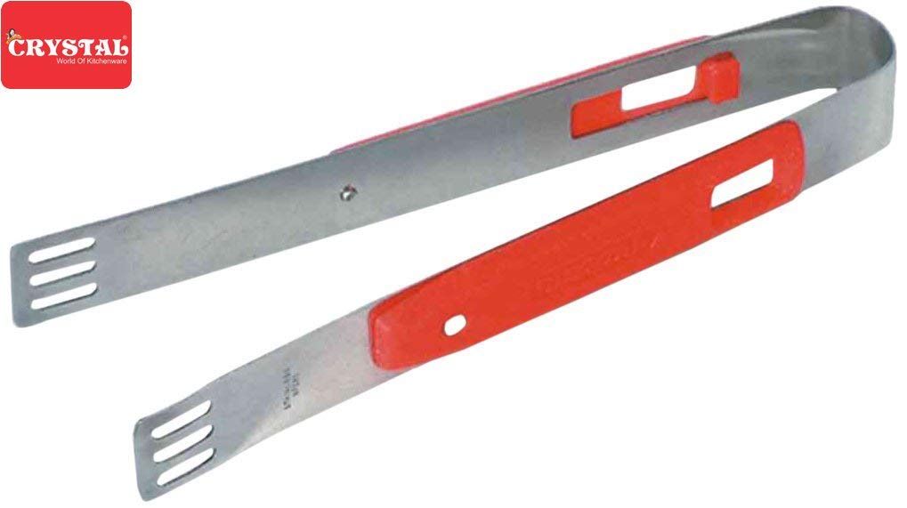 Crystal Stainless Steel Serving Tong (Colour May Vary)