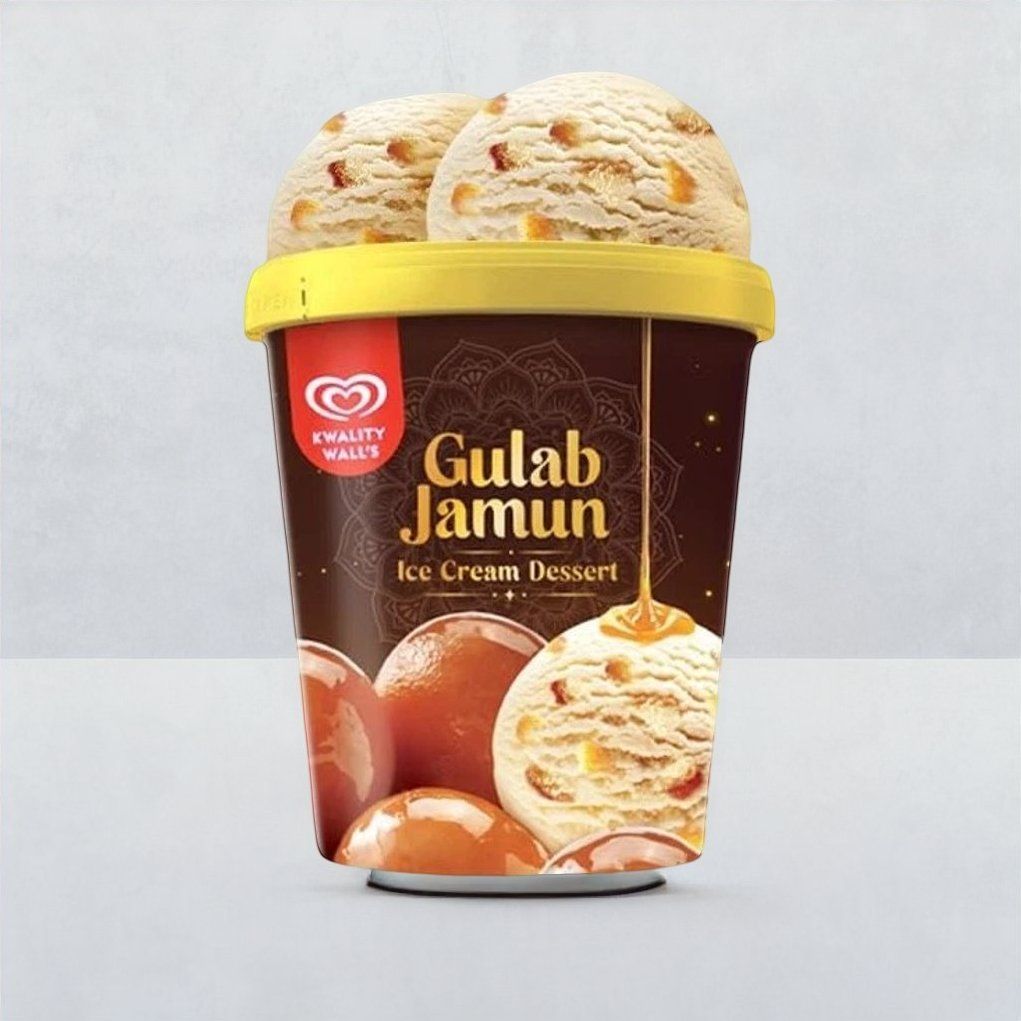 Kwality Walls Gulab Jamun Ice Cream Tub