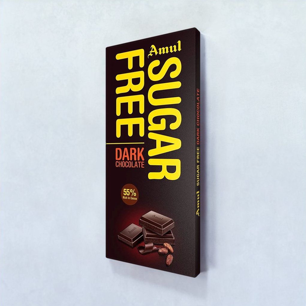 Amul Sugar Free Dark Chocolate
