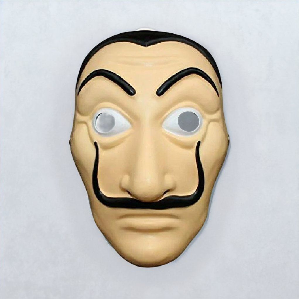 Halloween Money Heist Face Mask